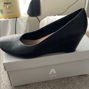 Black Wedge Heel by A New Day